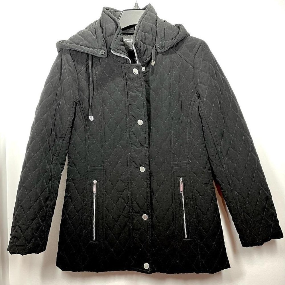 London Fog Women's Quilted Winter Jacket Size Small